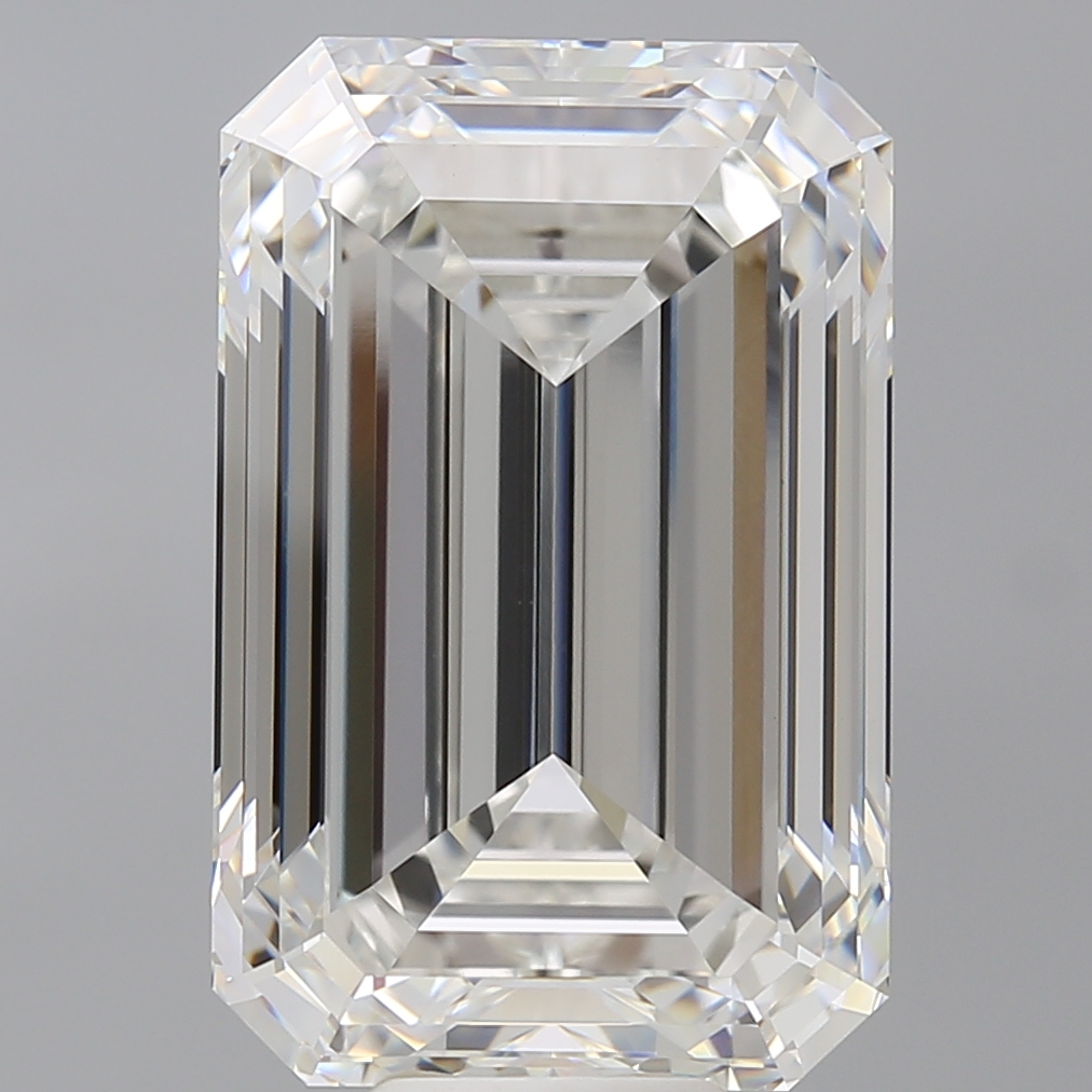 Emerald cut 14.1ct F VVS2