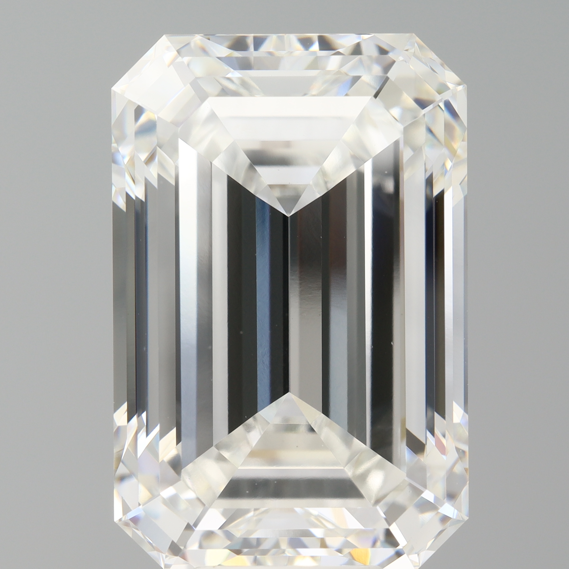 Emerald cut 12.1ct F VVS2