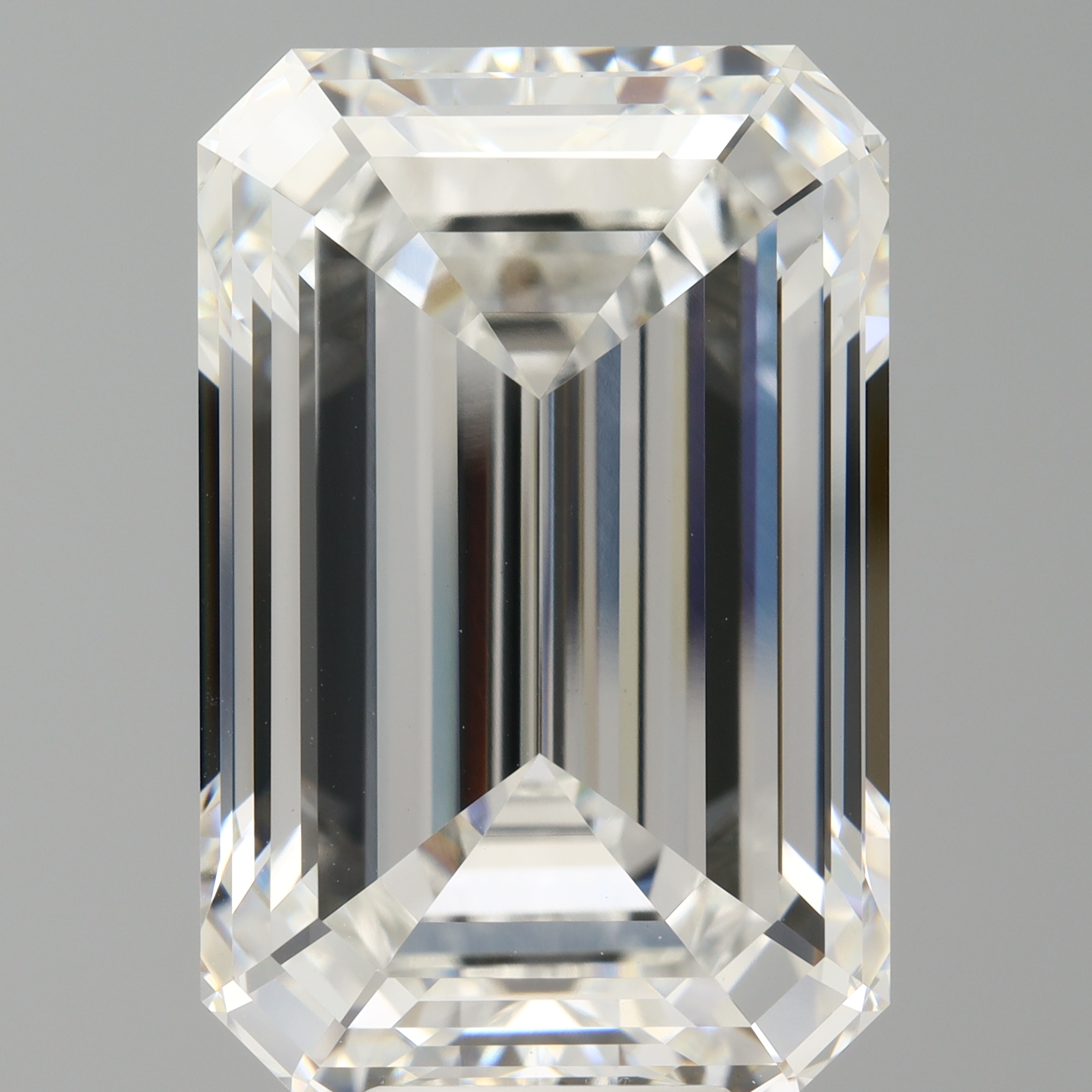 Emerald cut 12.1ct F VVS2
