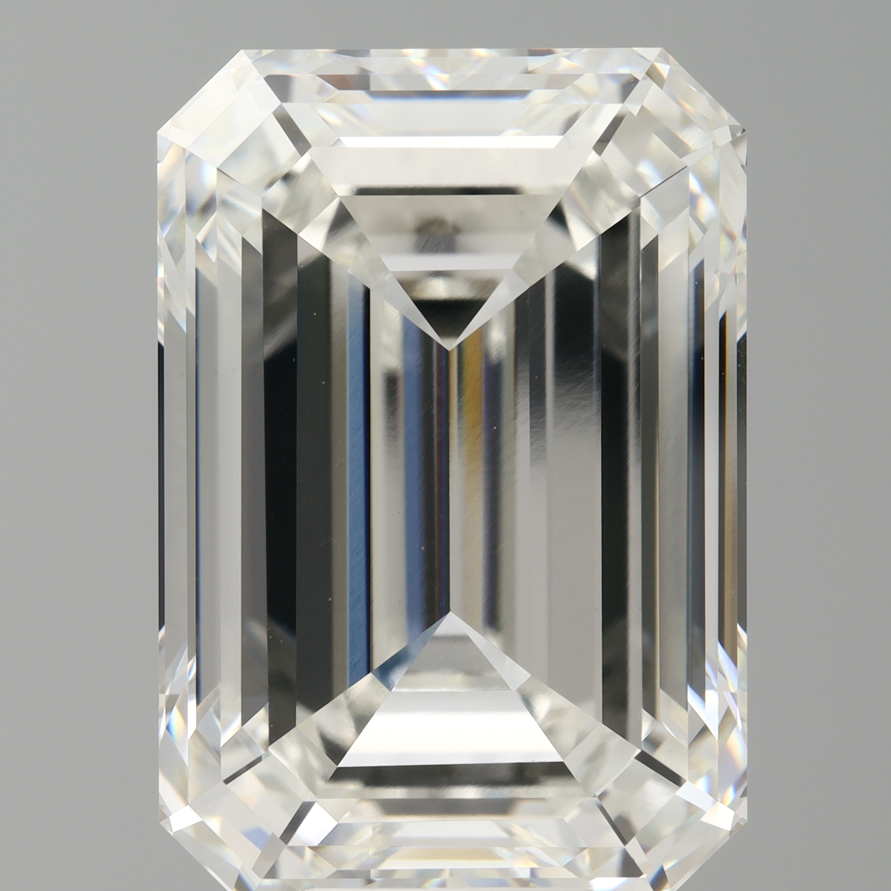 Emerald cut 12.1ct F VVS2
