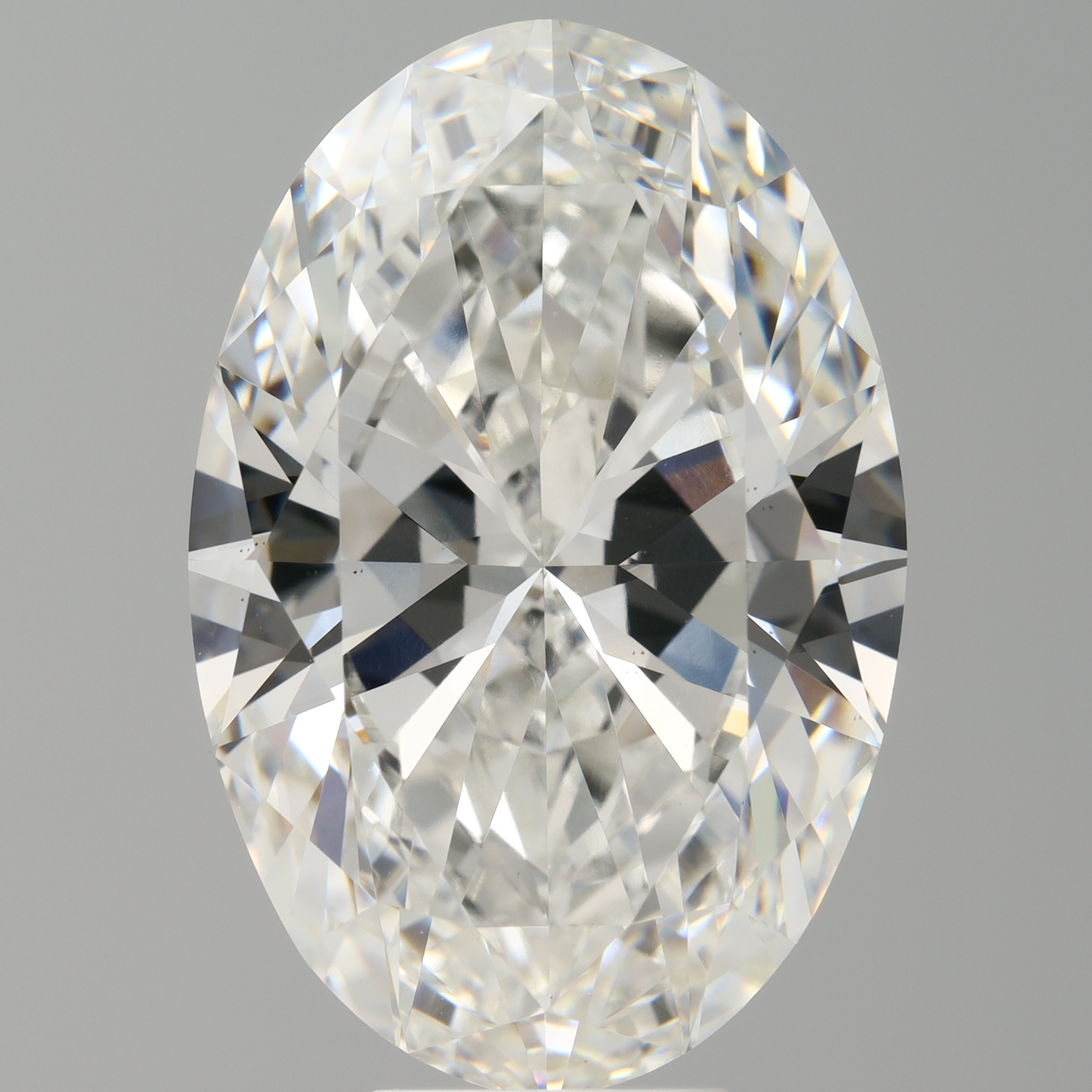 Oval 9.98ct F VS1