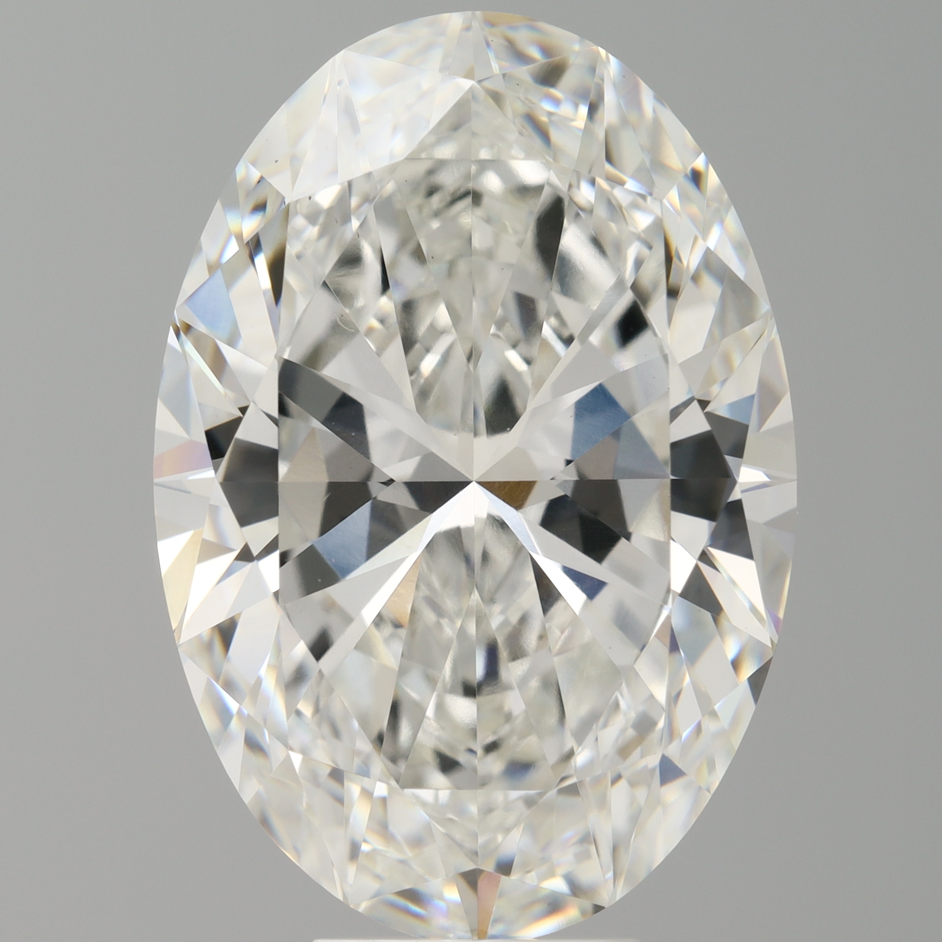 Oval 8.57ct F VS1
