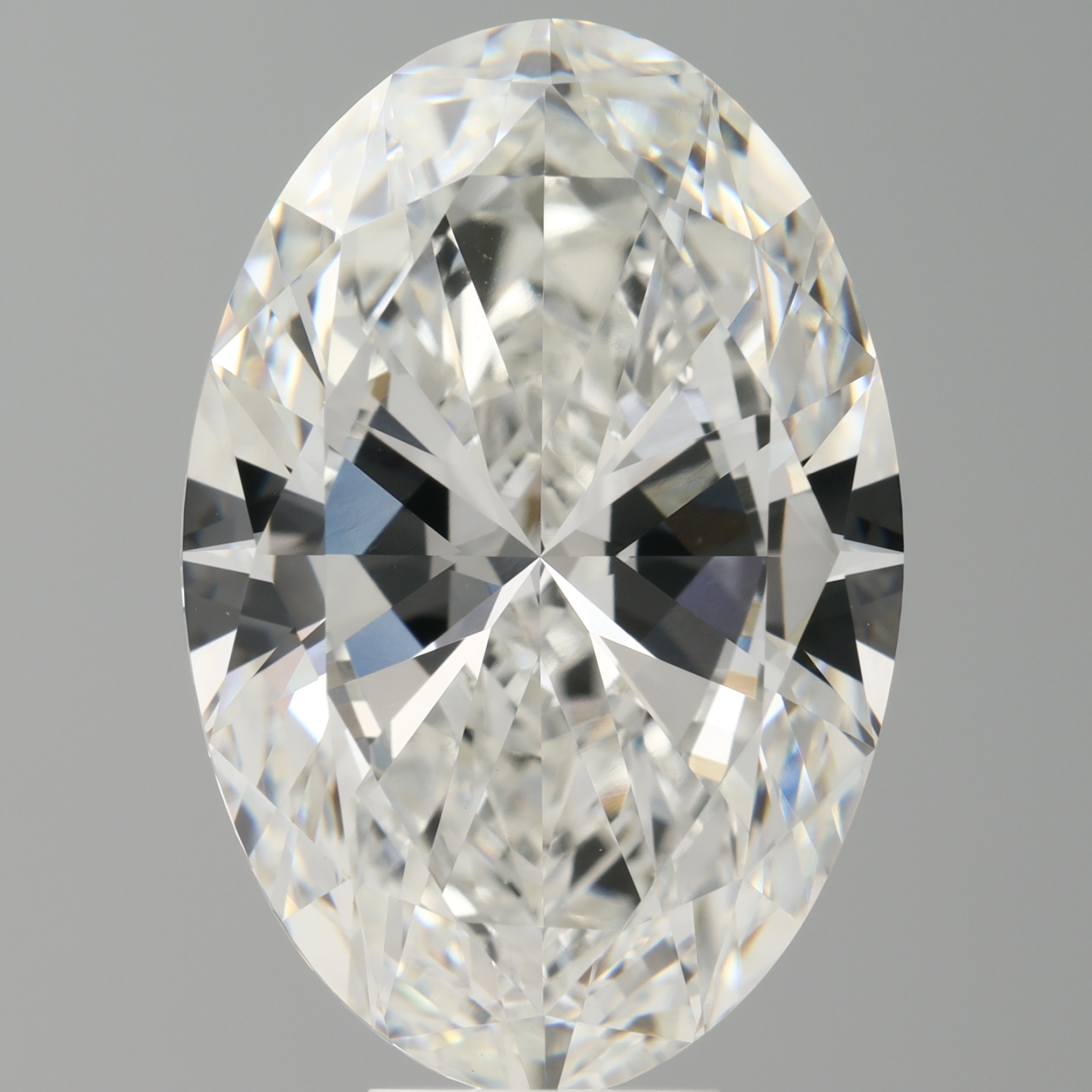 Oval 9.99ct F VVS2