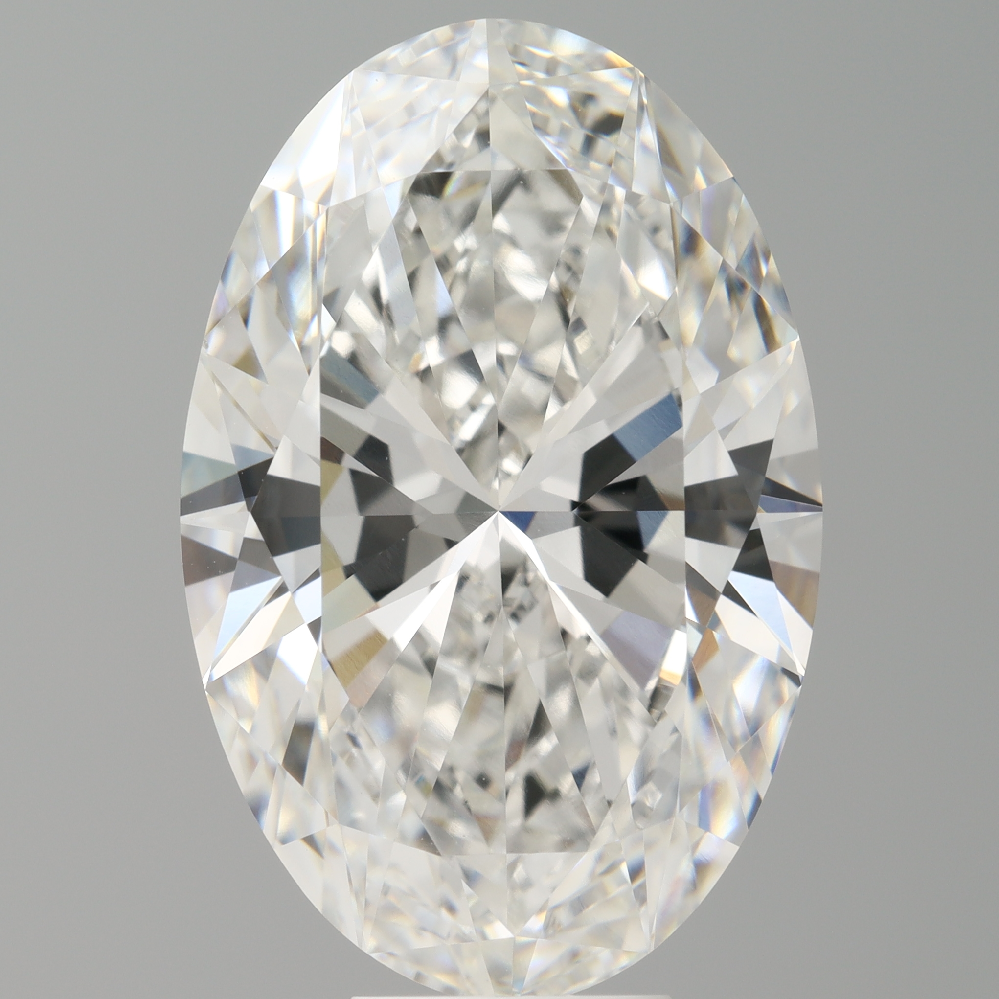 Oval 9.58ct E VVS2