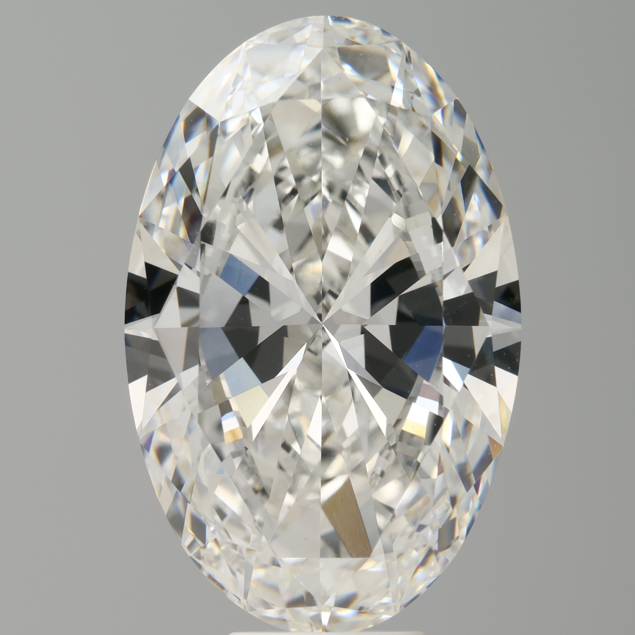 Oval 9.92ct F VVS2