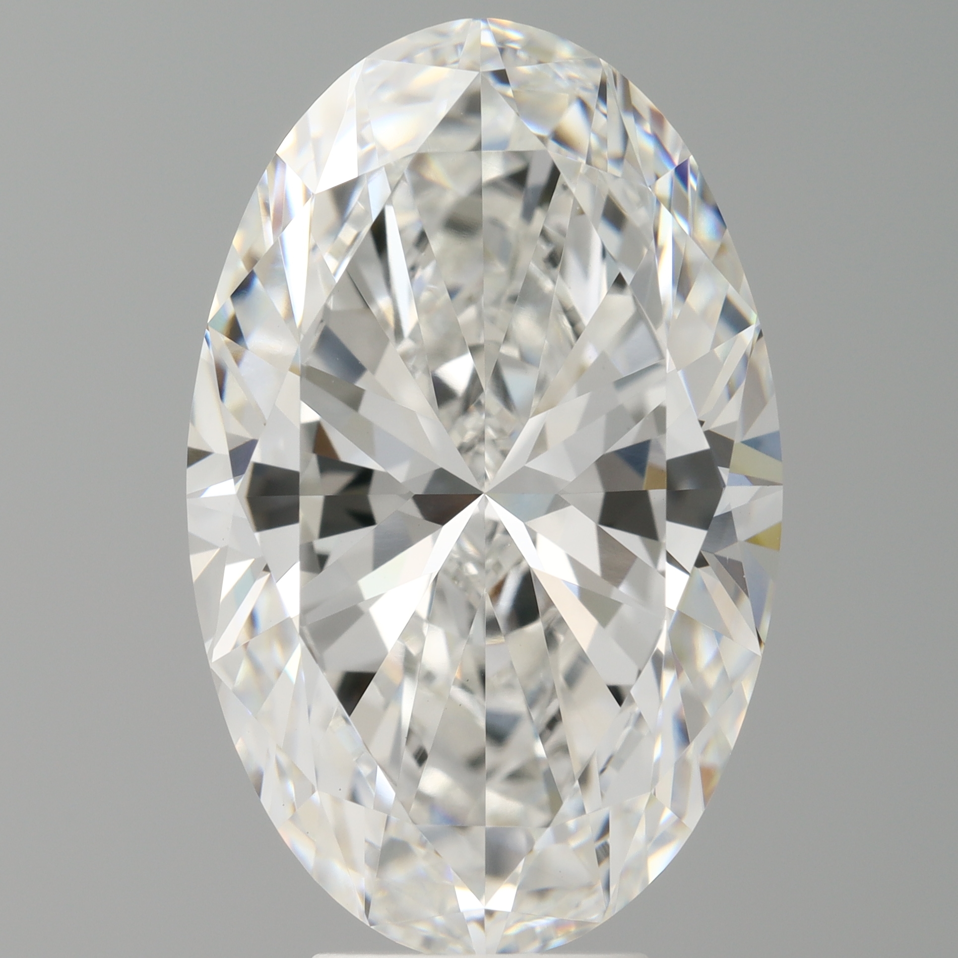Oval 7.09ct E VVS2