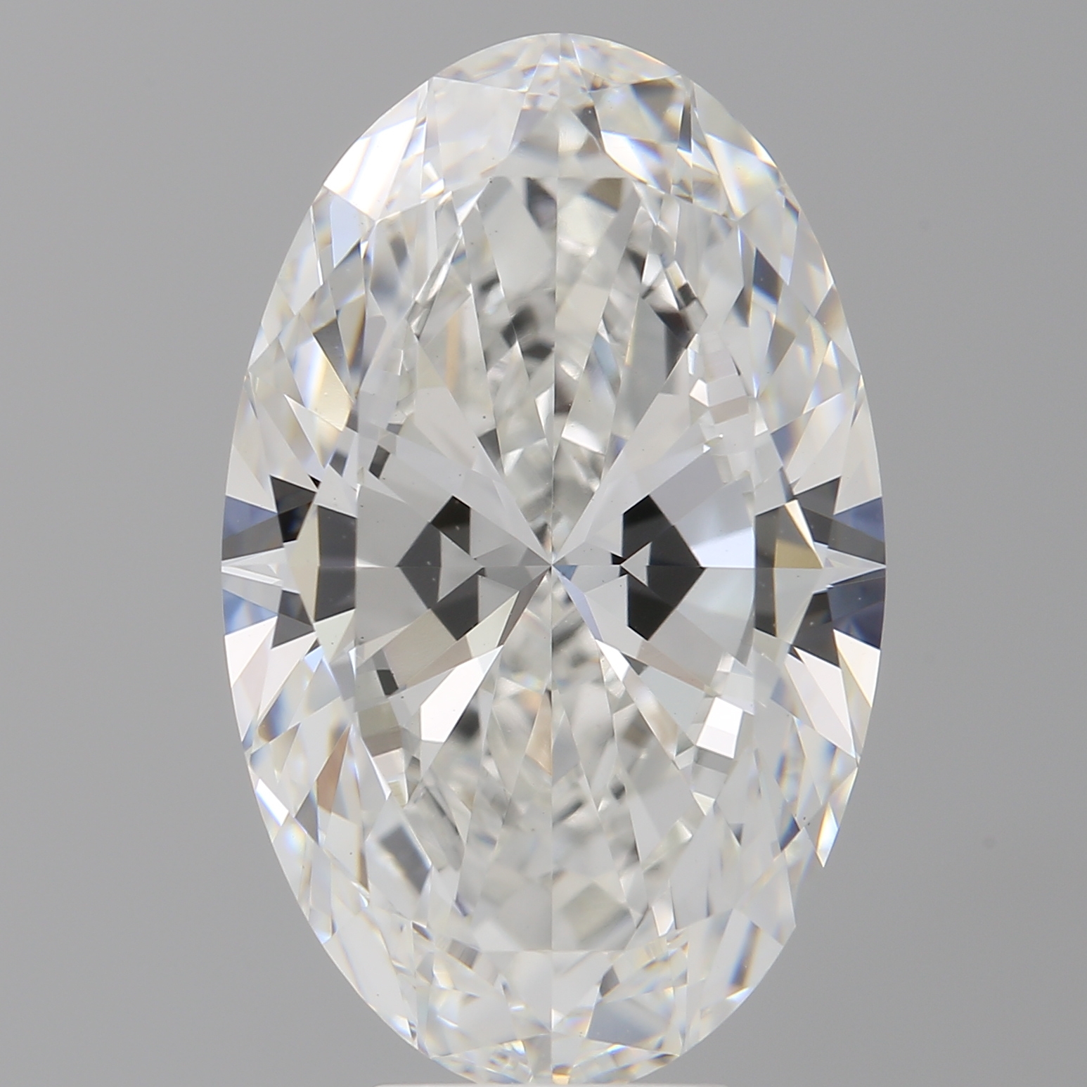 Oval 8.01ct F VS1