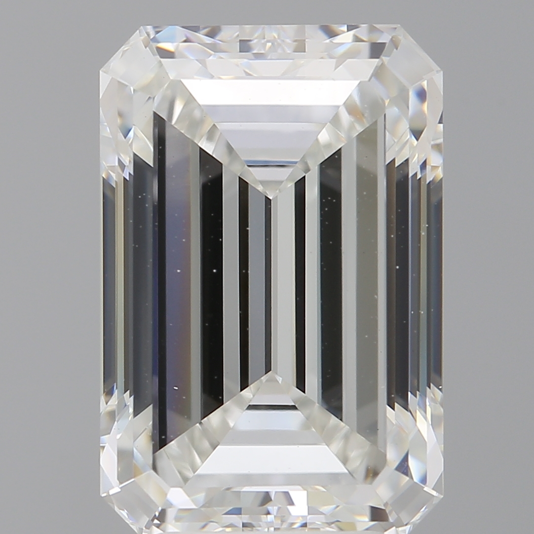 Emerald cut 4.96ct G VVS2