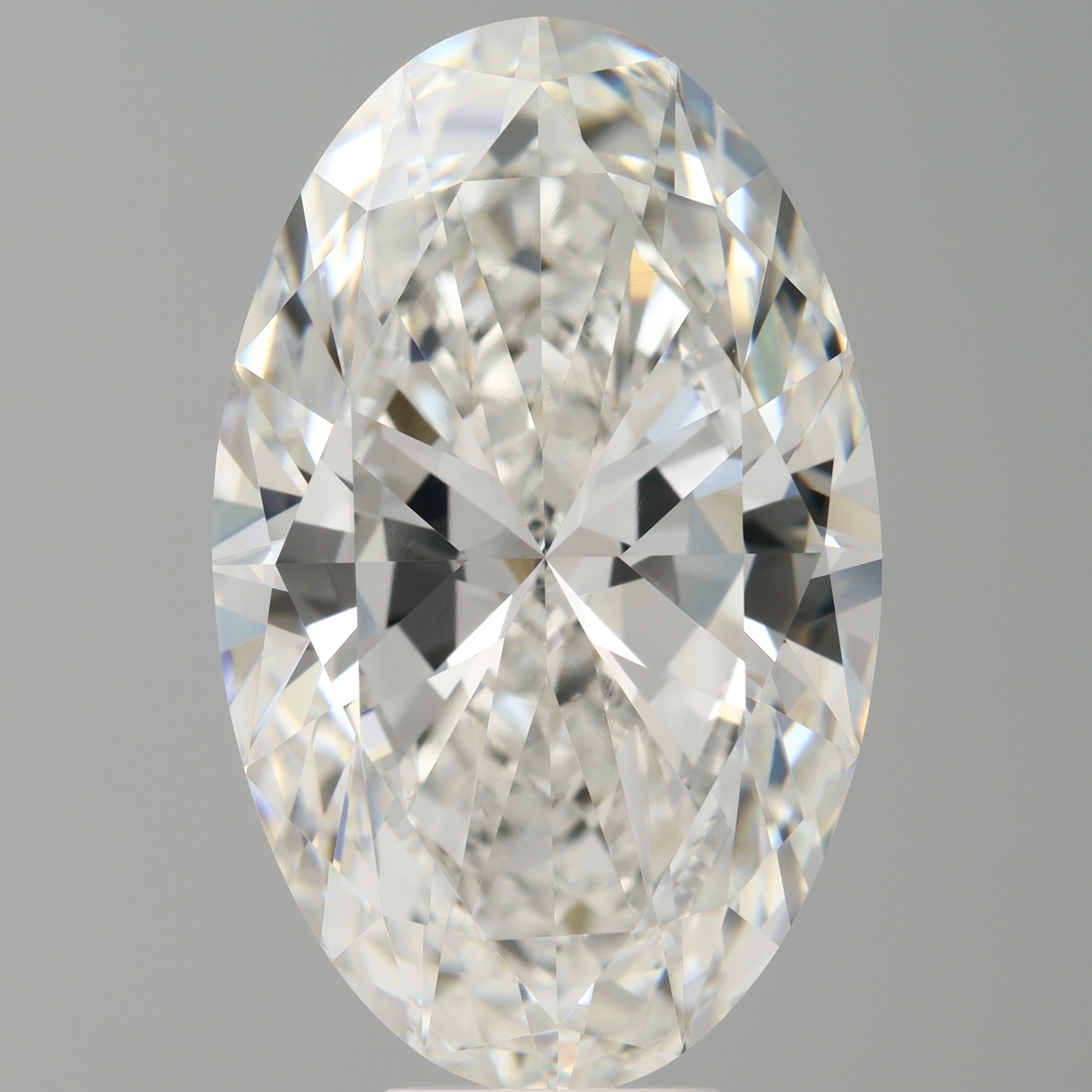 Oval 10.1ct F VVS2