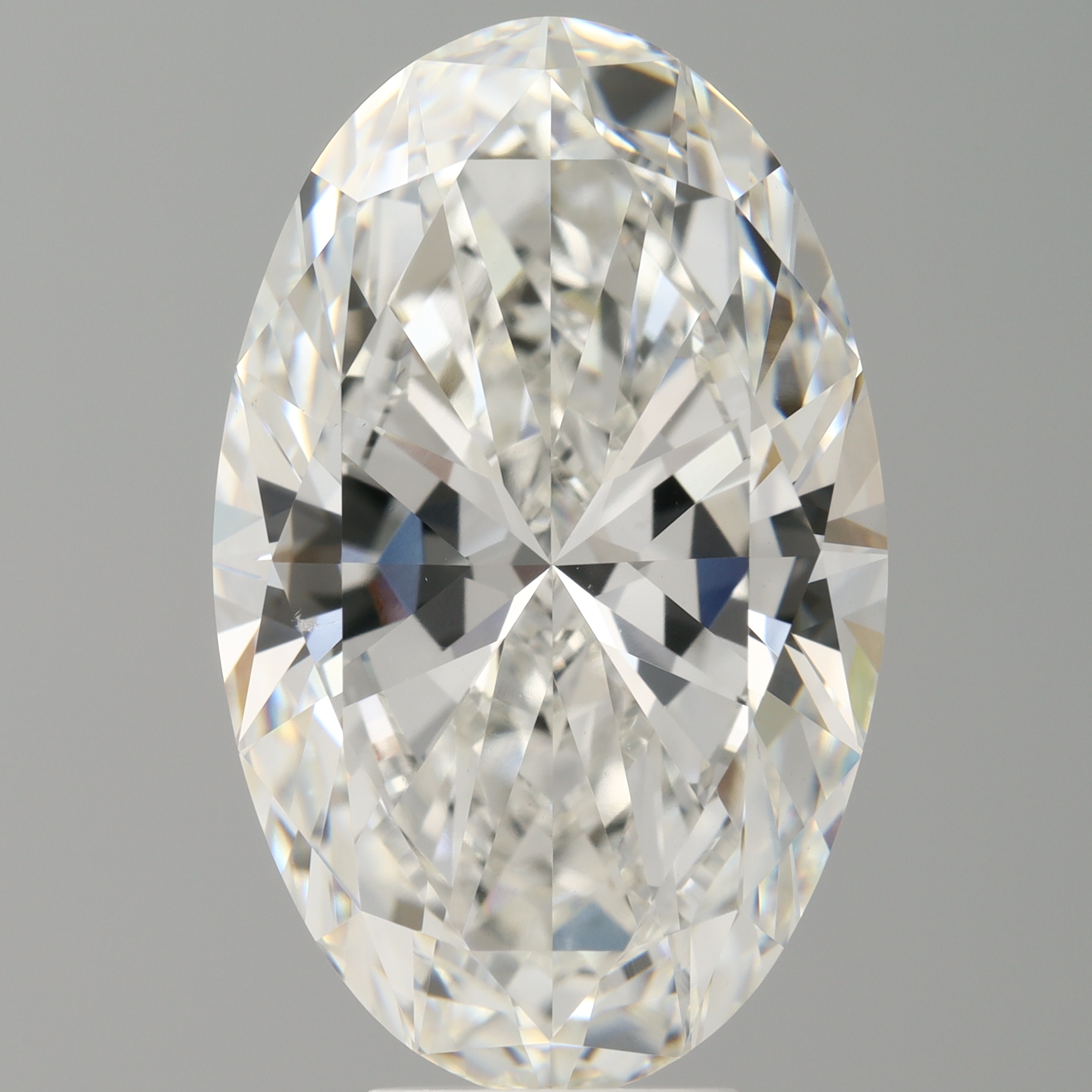 Oval 7.61ct F VVS2