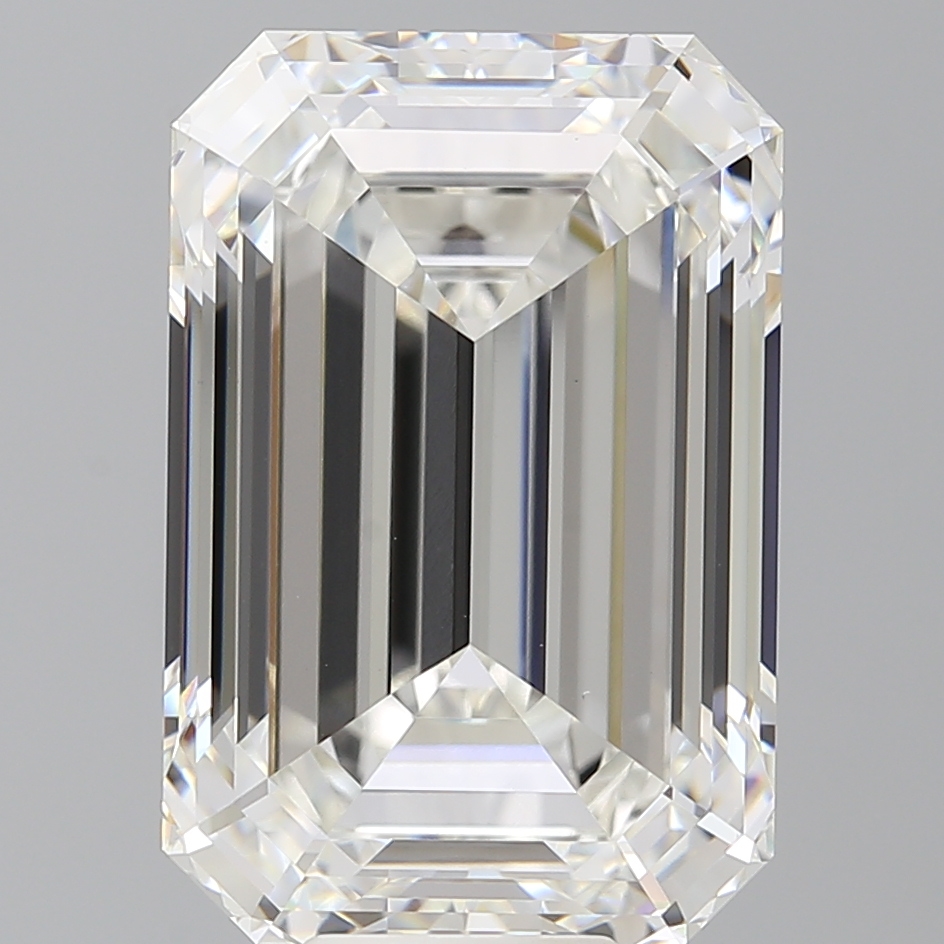Emerald cut 12.1ct F VS1