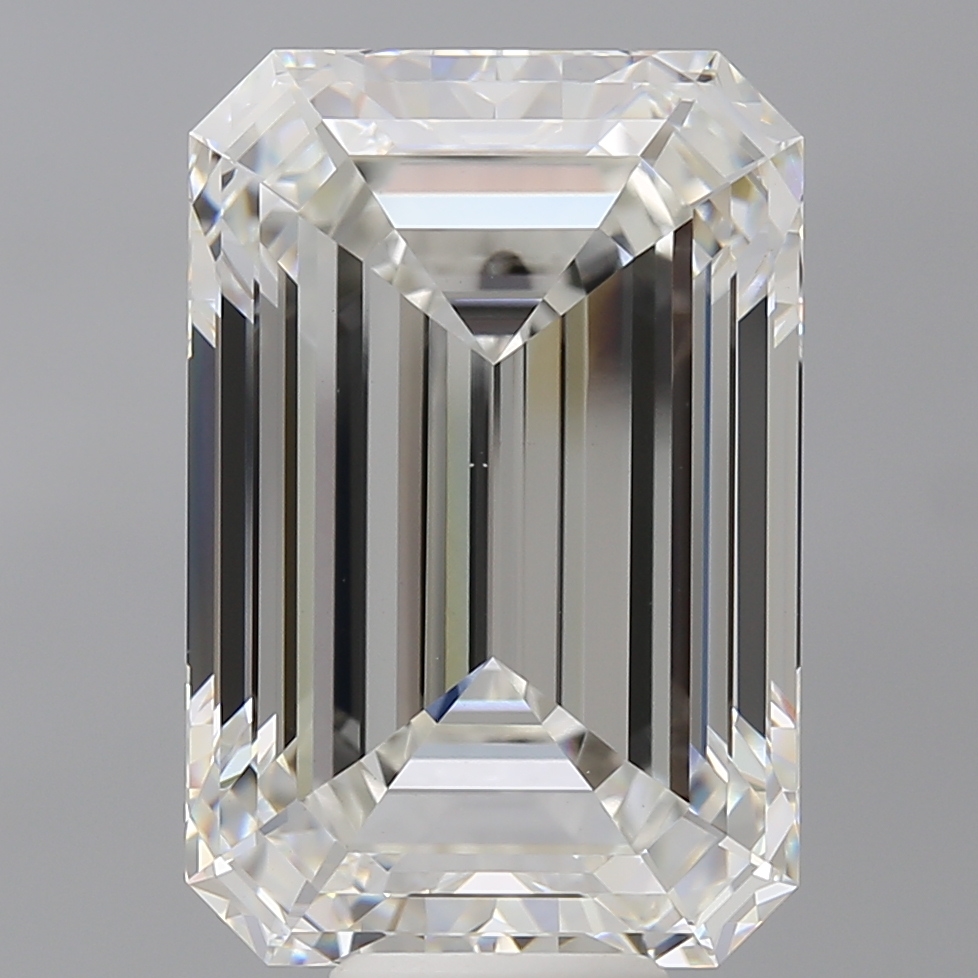 Emerald cut 11.9ct F VVS2