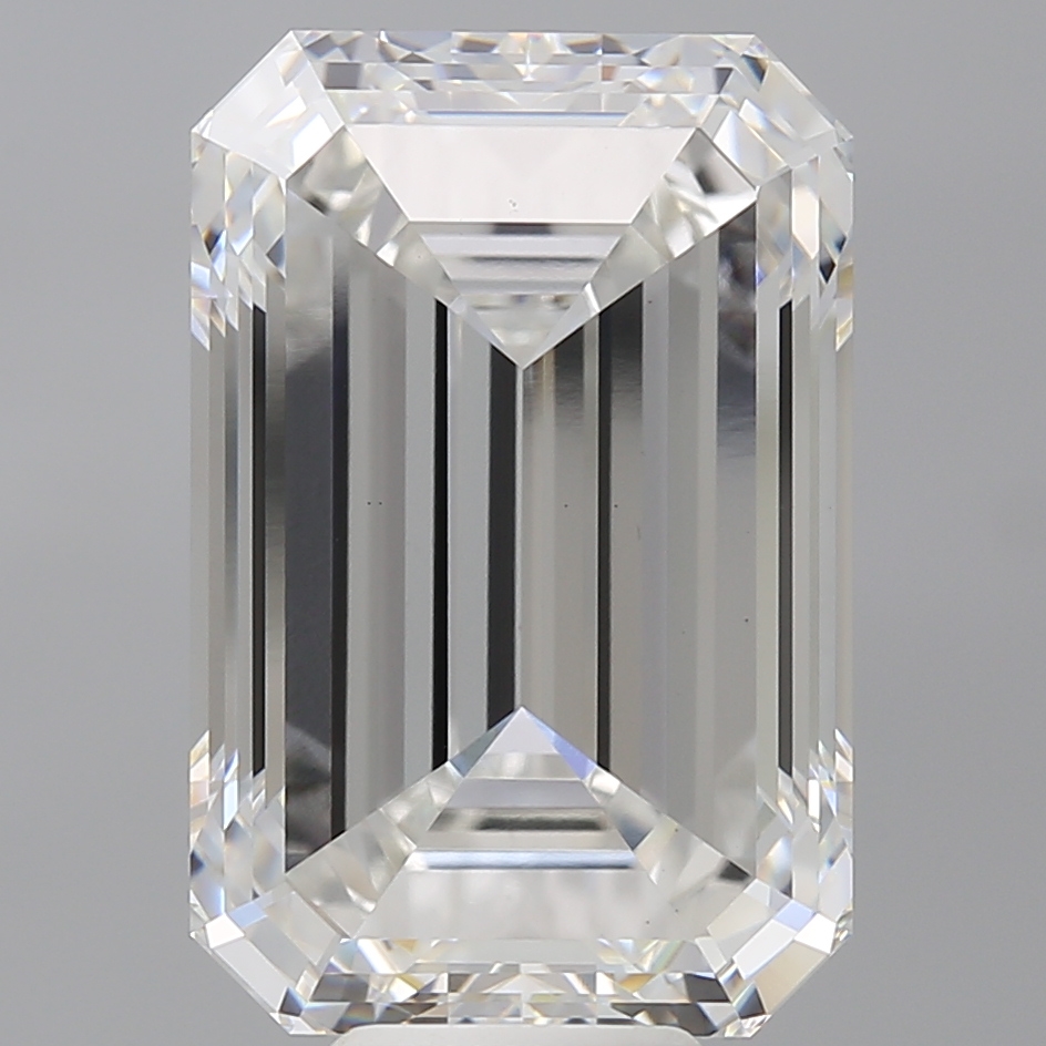 Emerald cut 12.1ct F VS1