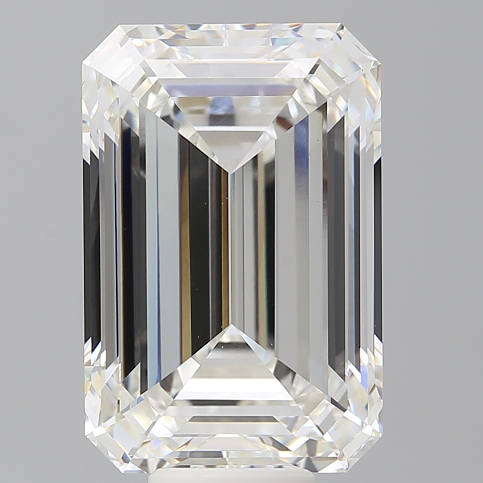 Emerald cut 11.6ct F VVS2