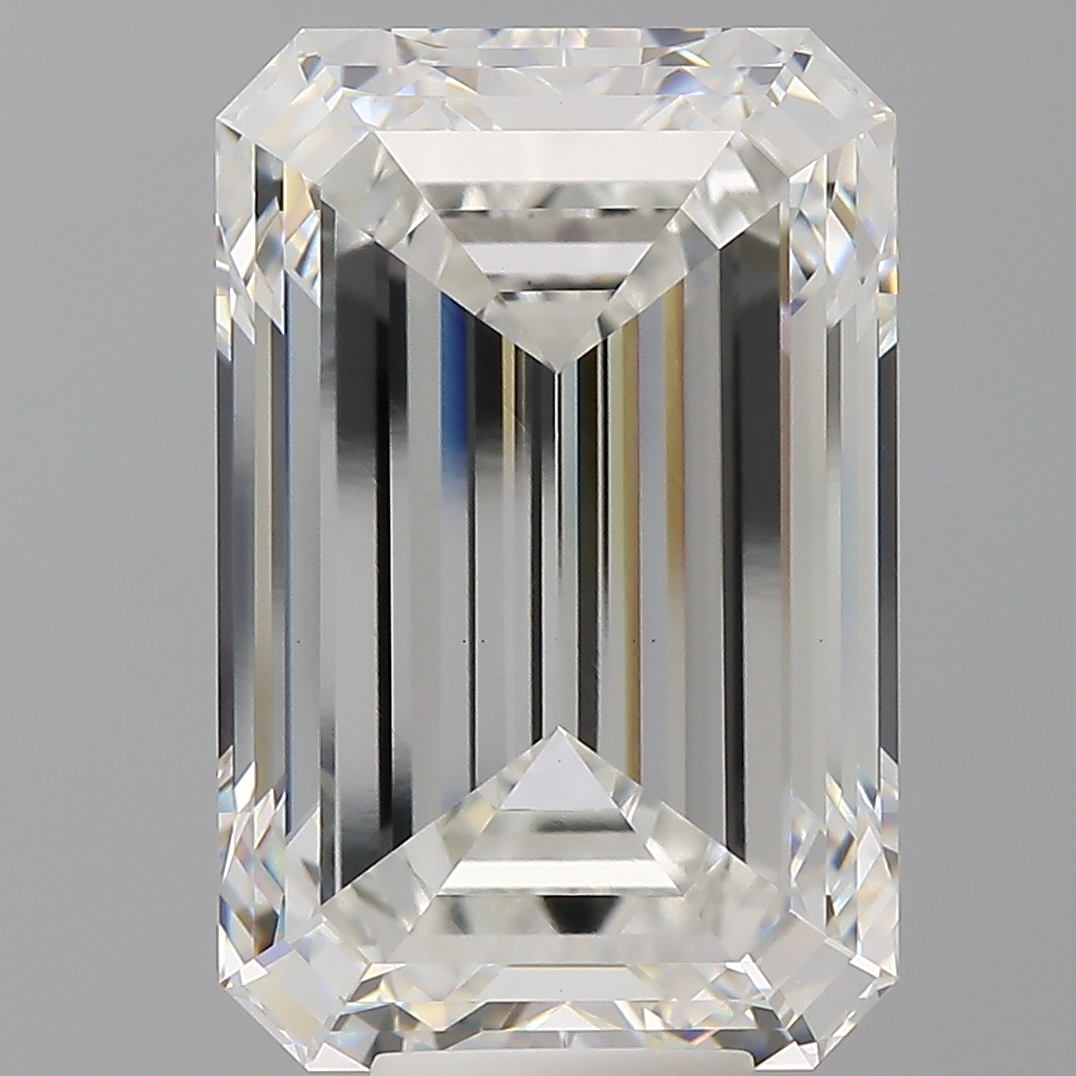 Emerald cut 11.5ct F VS1