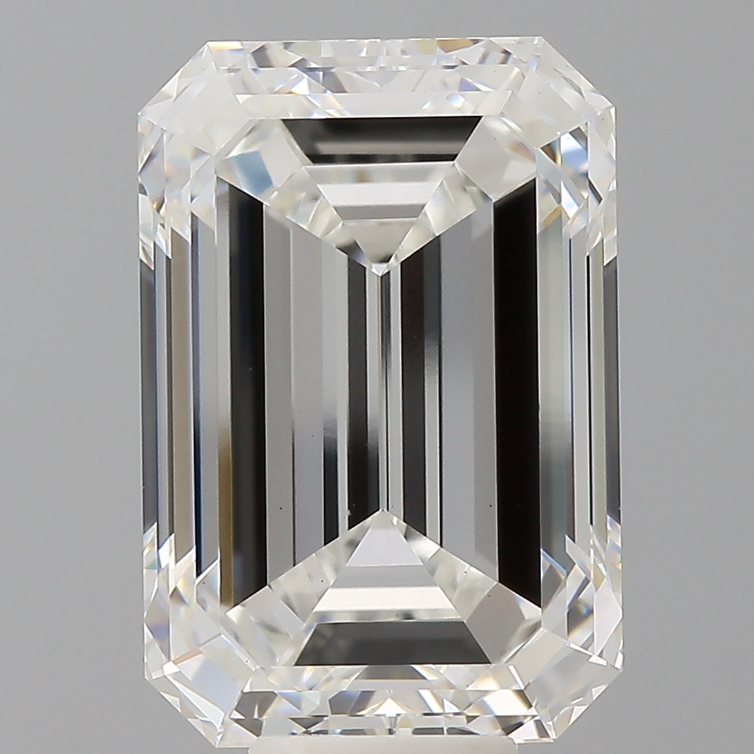 Emerald cut 11.5ct F VS1