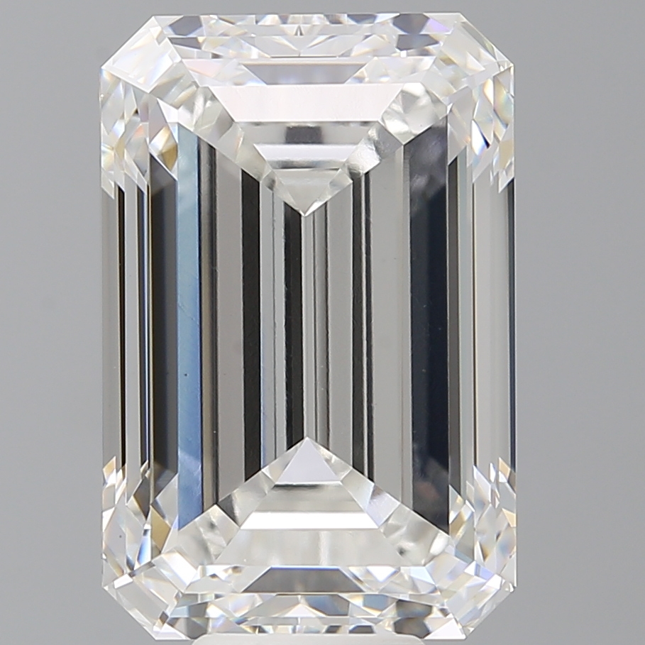 Emerald cut 11.5ct F VS1