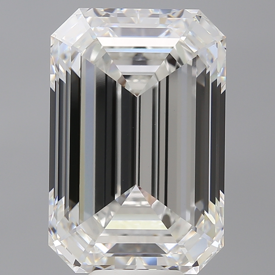 Emerald cut 11.6ct F VVS2