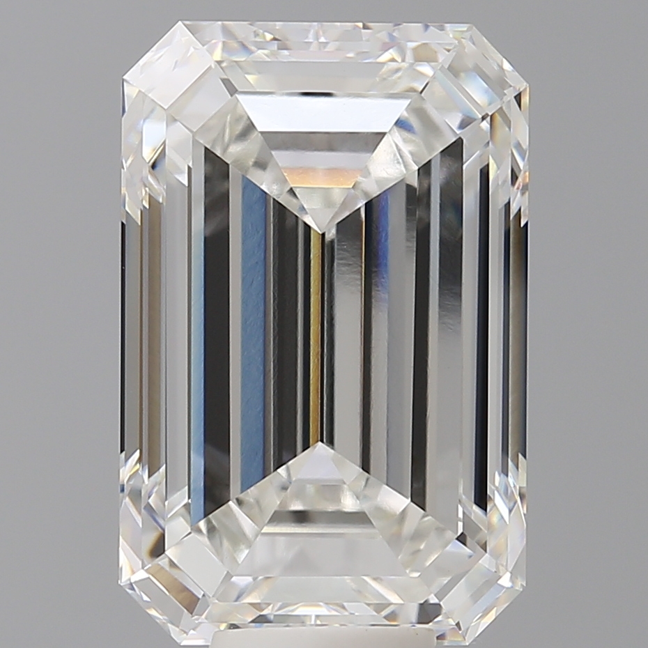 Emerald cut 11.5ct F VVS2