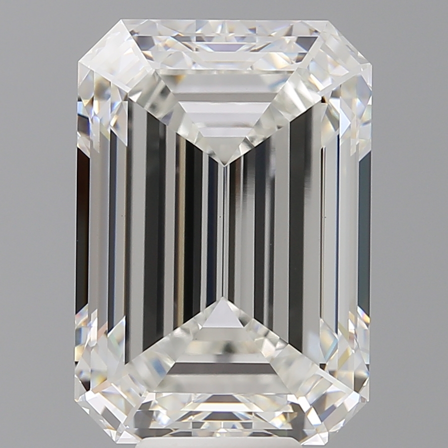 Emerald cut 11.1ct F VS1