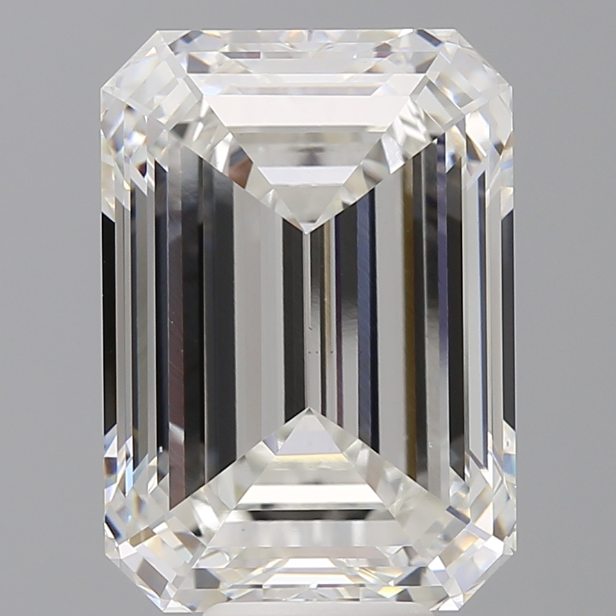 Emerald cut 10.5ct F VS1