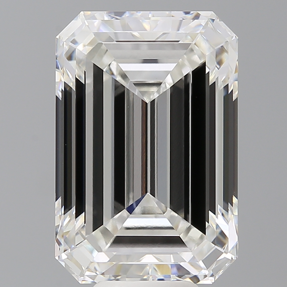 Emerald cut 10.6ct F VVS2