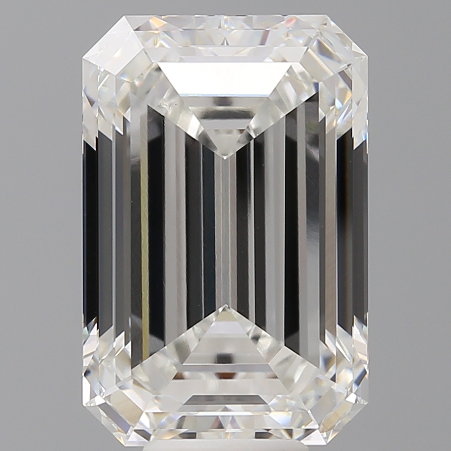 Emerald cut 10.6ct F VVS2