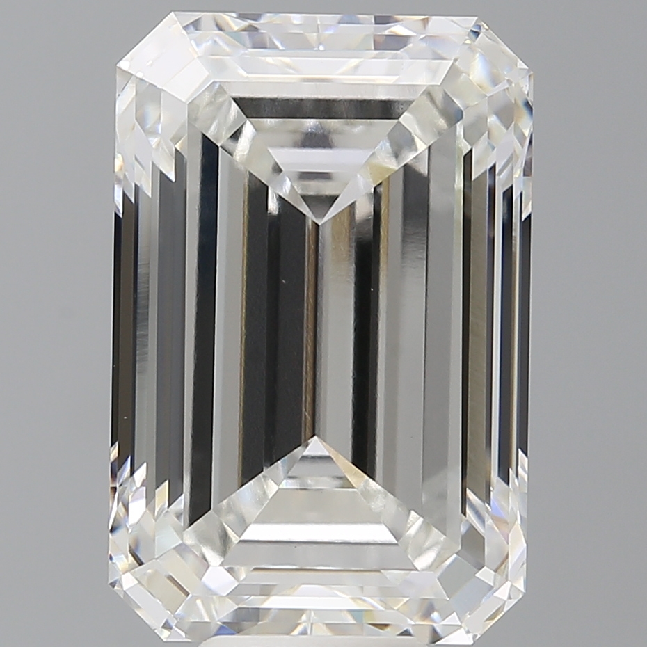 Emerald cut 11.6ct F VVS2