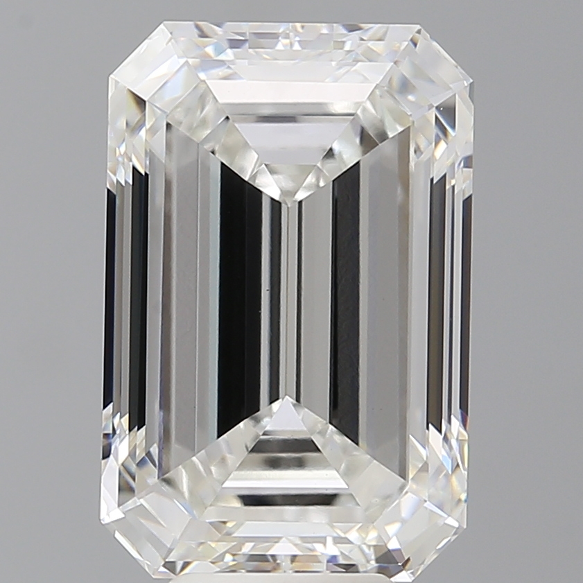 Emerald cut 8.02ct F VVS2