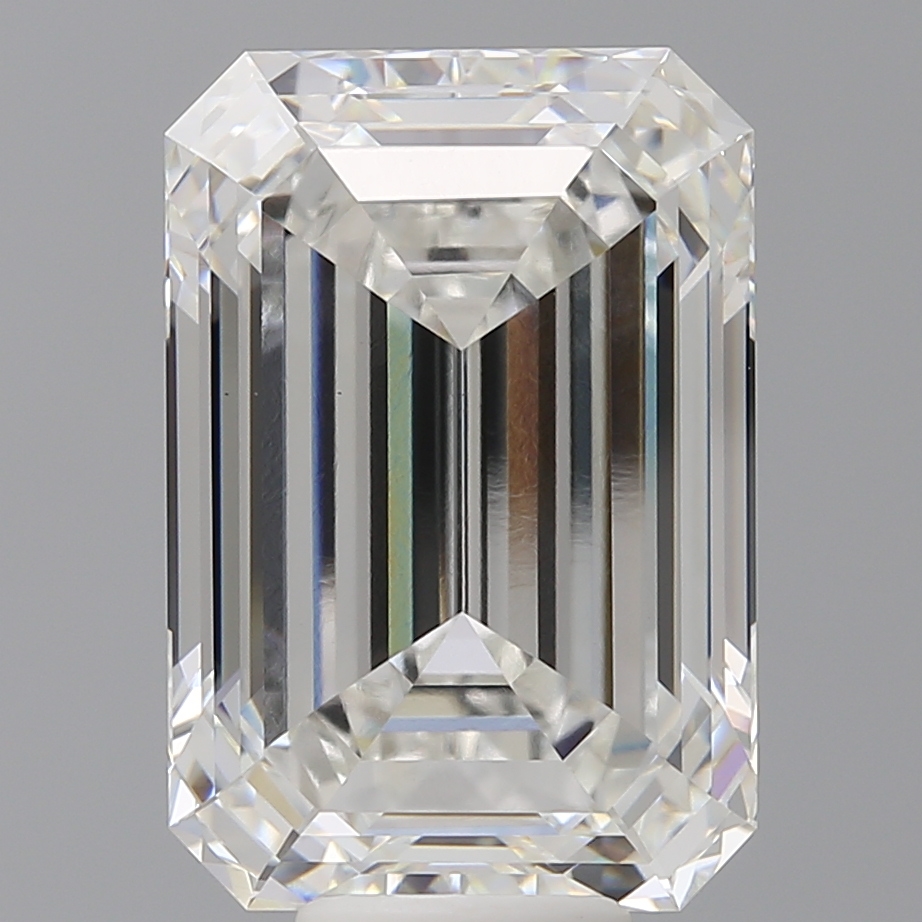 Emerald cut 10.5ct F VS1