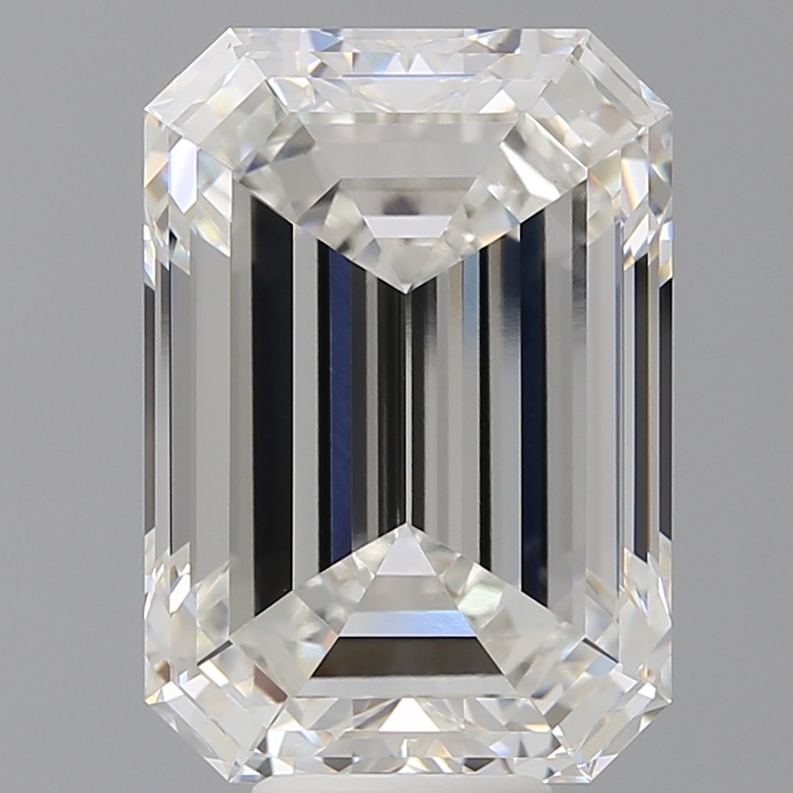Emerald cut 10.6ct F VVS2