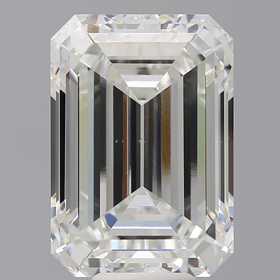 Emerald cut 10.5ct F VS1