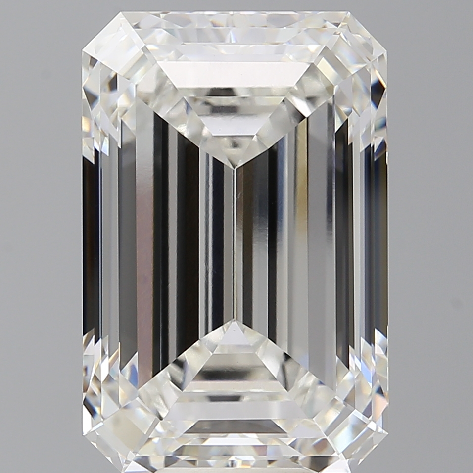 Emerald cut 12.6ct F VVS2