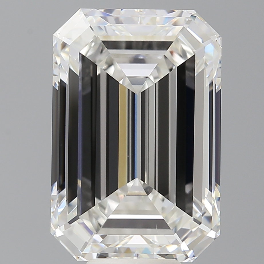 Emerald cut 10.5ct F VVS2