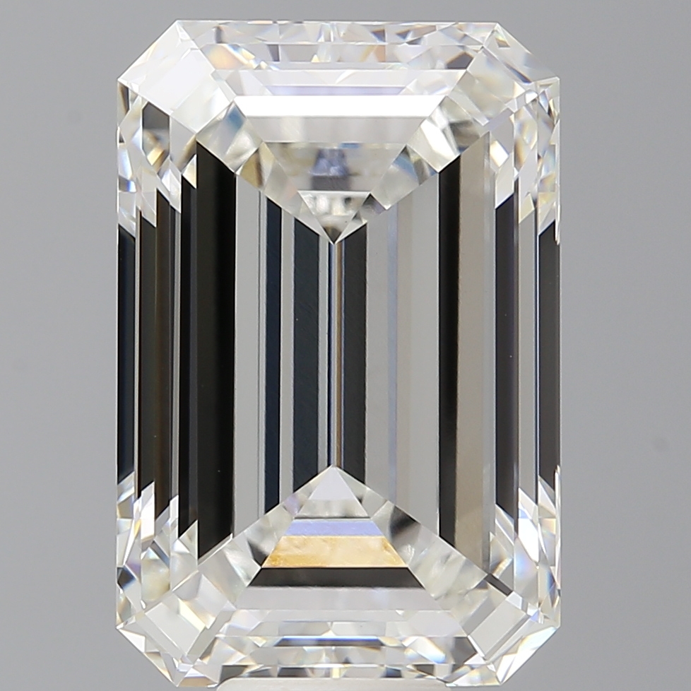 Emerald cut 12.6ct G VVS2