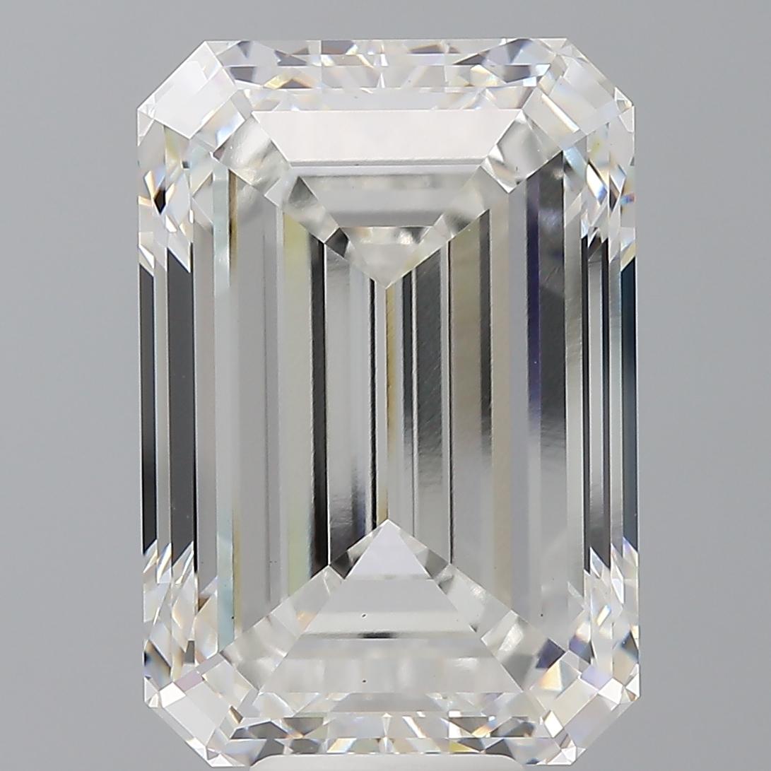 Emerald cut 11.5ct F VS1