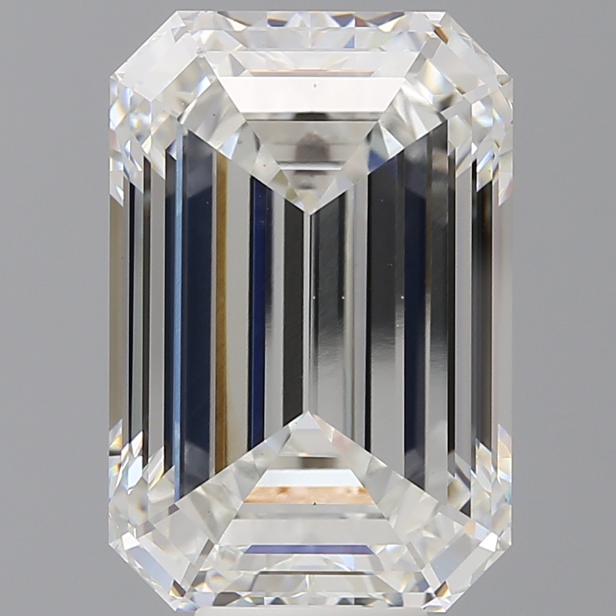 Emerald cut 10.6ct F VS1