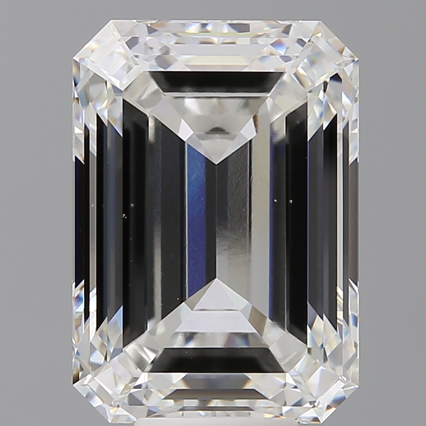 Emerald cut 10.5ct F VS1