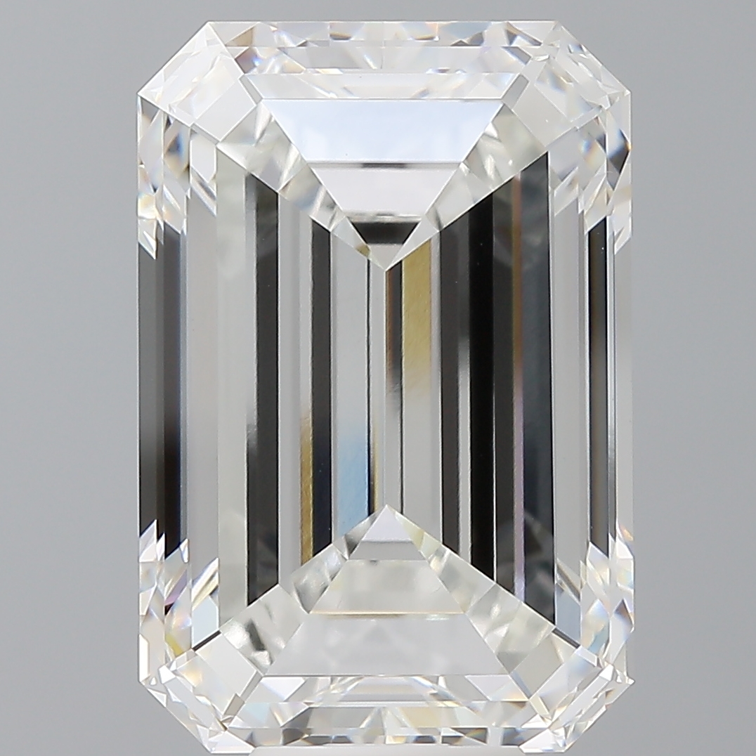 Emerald cut 11.5ct F VVS2