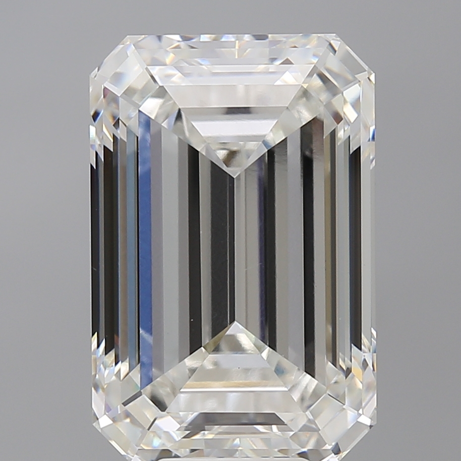 Emerald cut 10.6ct F VS1