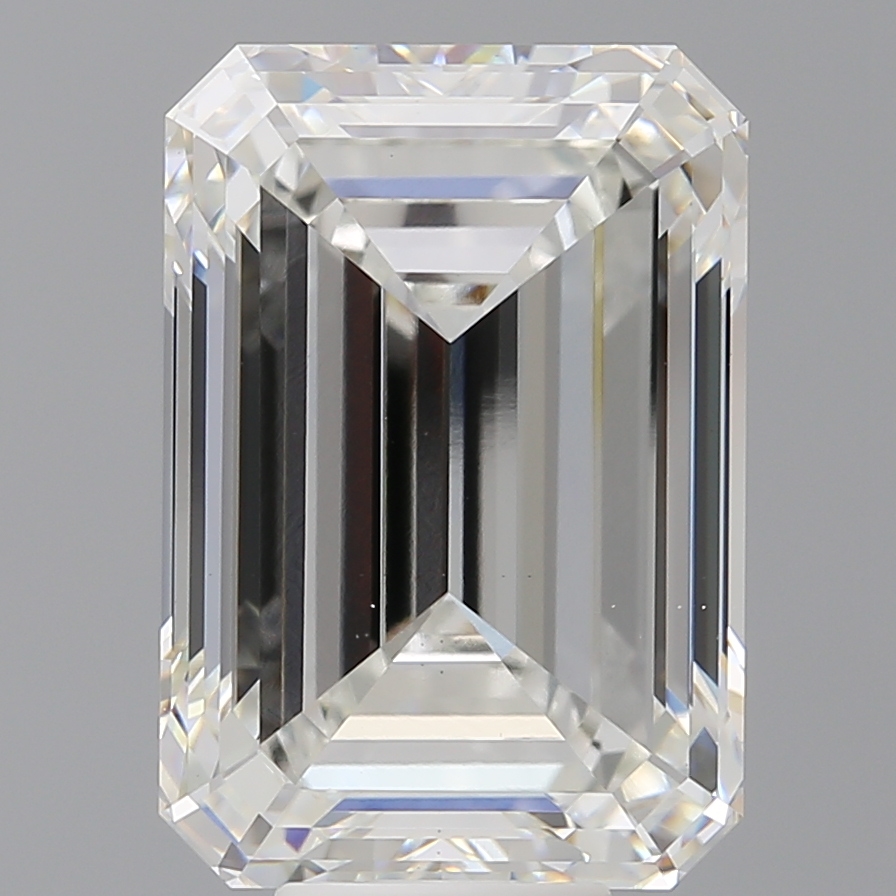 Emerald cut 10.6ct F VS1