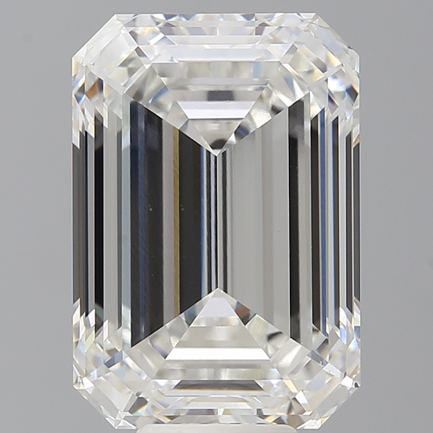 Emerald cut 10.6ct F VS1
