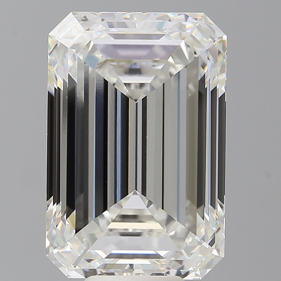 Emerald cut 10.5ct F VS1