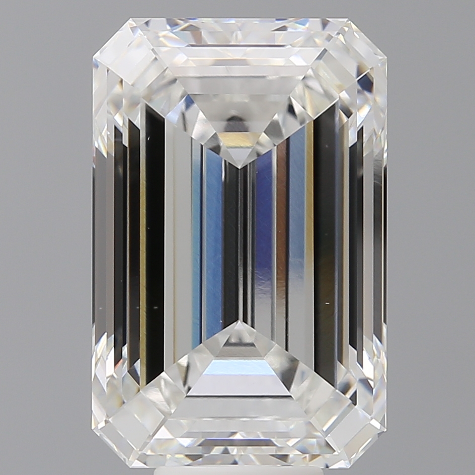 Emerald cut 11.6ct F VVS2