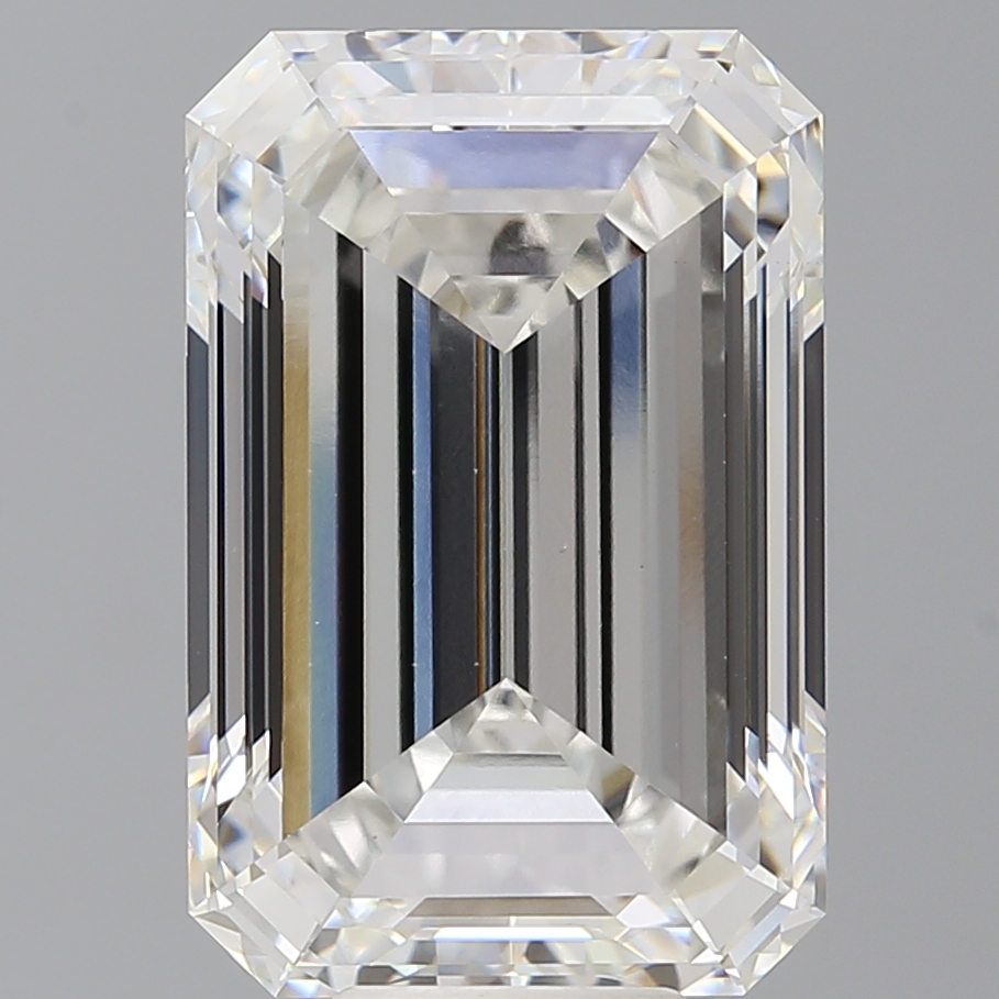 Emerald cut 10.5ct F VS1