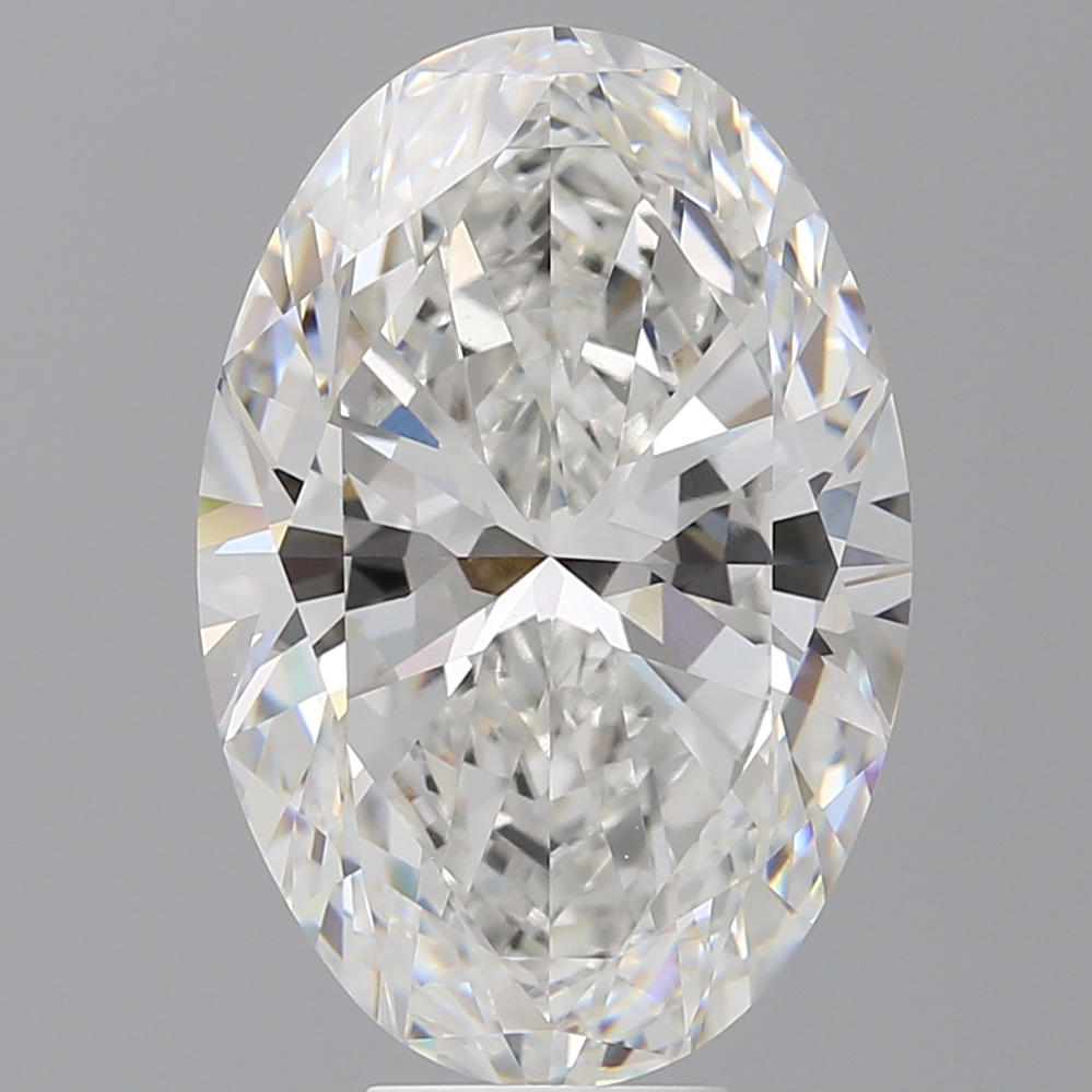Oval 9.59ct F VVS2