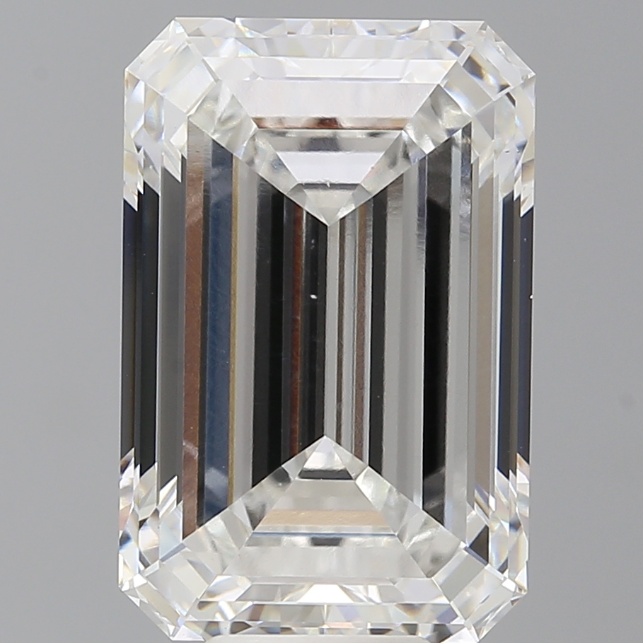 Emerald cut 10.6ct F VS1