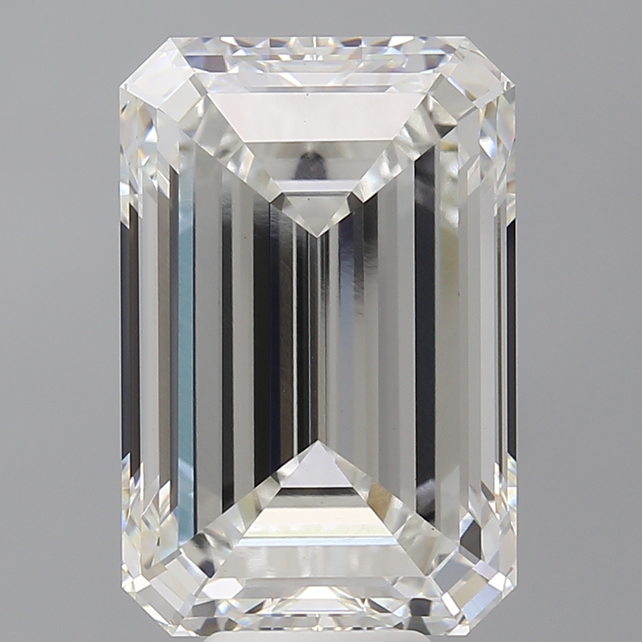 Emerald cut 10.5ct F VS1
