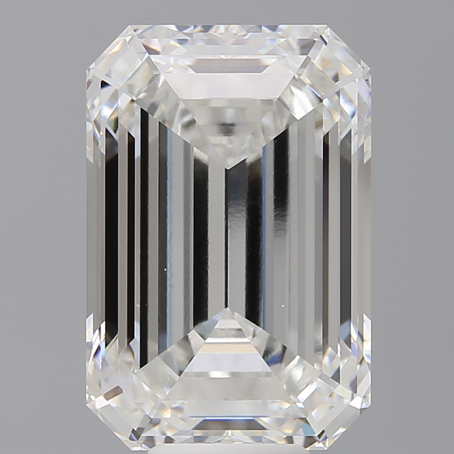 Emerald cut 11.1ct F VS1