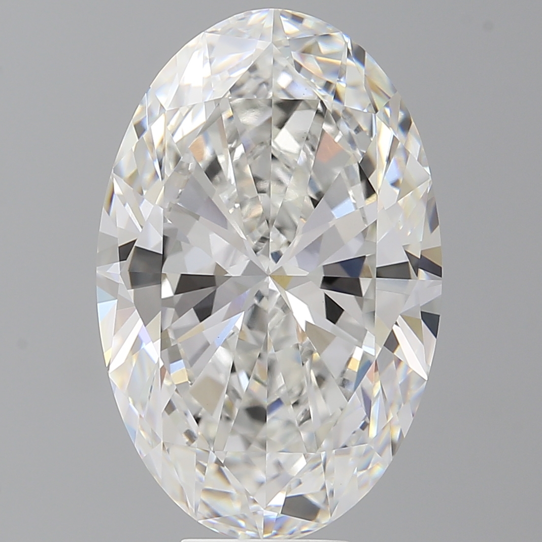Oval 10.1ct F VVS2